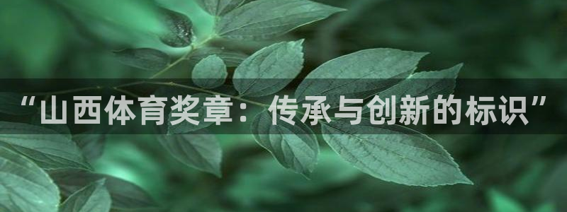 betway西汉姆联官网：“山西体育奖章：传承与创新的标识”